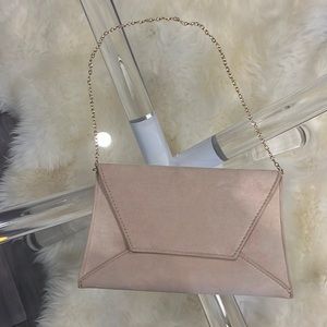 Pretty Little Thing suede purse